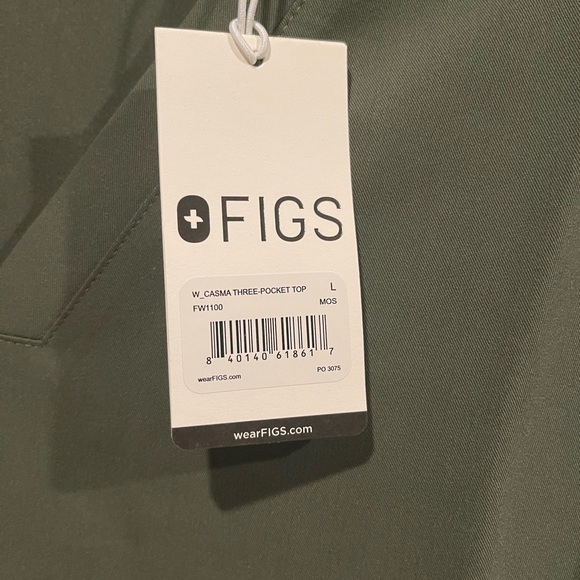 FIGS Casma Three Pocket Top | Size L - Picture 3 of 3